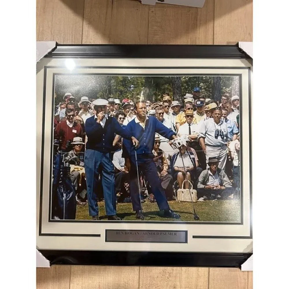 Ben Hogan & Arnold Palmer 1966 Masters 16x20 Photo Framed